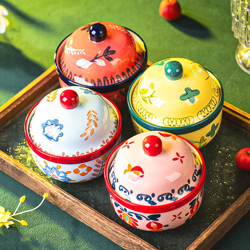 2025新款陶瓷炖盅隔水炖汤家用一人份蒸蛋羹燕窝专用小汤盅瓦罐