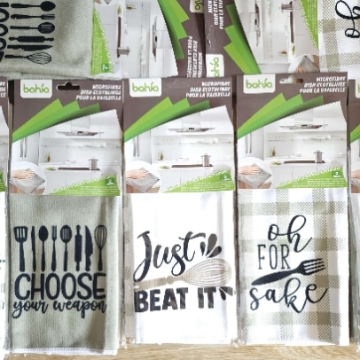 加厚加绒数码印花茶巾抹布