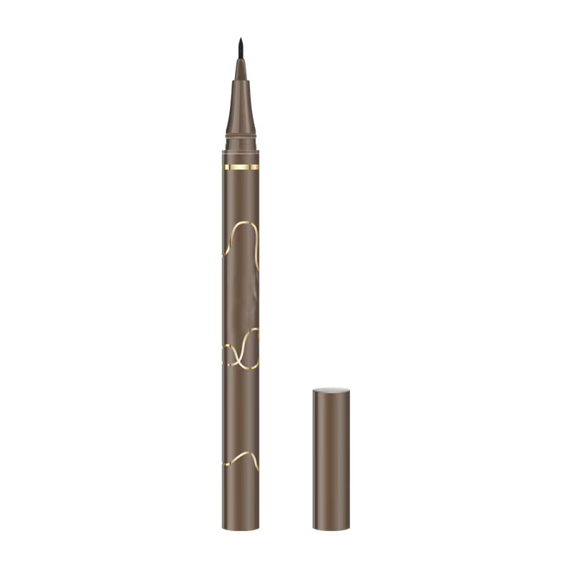 Magnetic mineral liquid eyeliner pen, self-owned brand glitter gel, natural matte eyelash enhancer, black, waterproof Item Picture