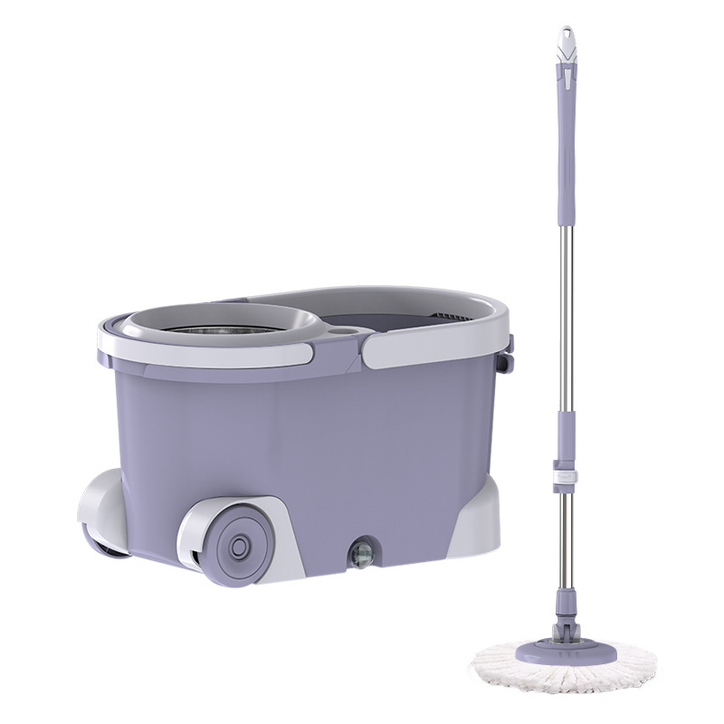 Household rotating mop, hand-free, dual-drive mop, automatic spin-drying and dehydration, ultra-fine fiber mop source manufacturer Application Scenario