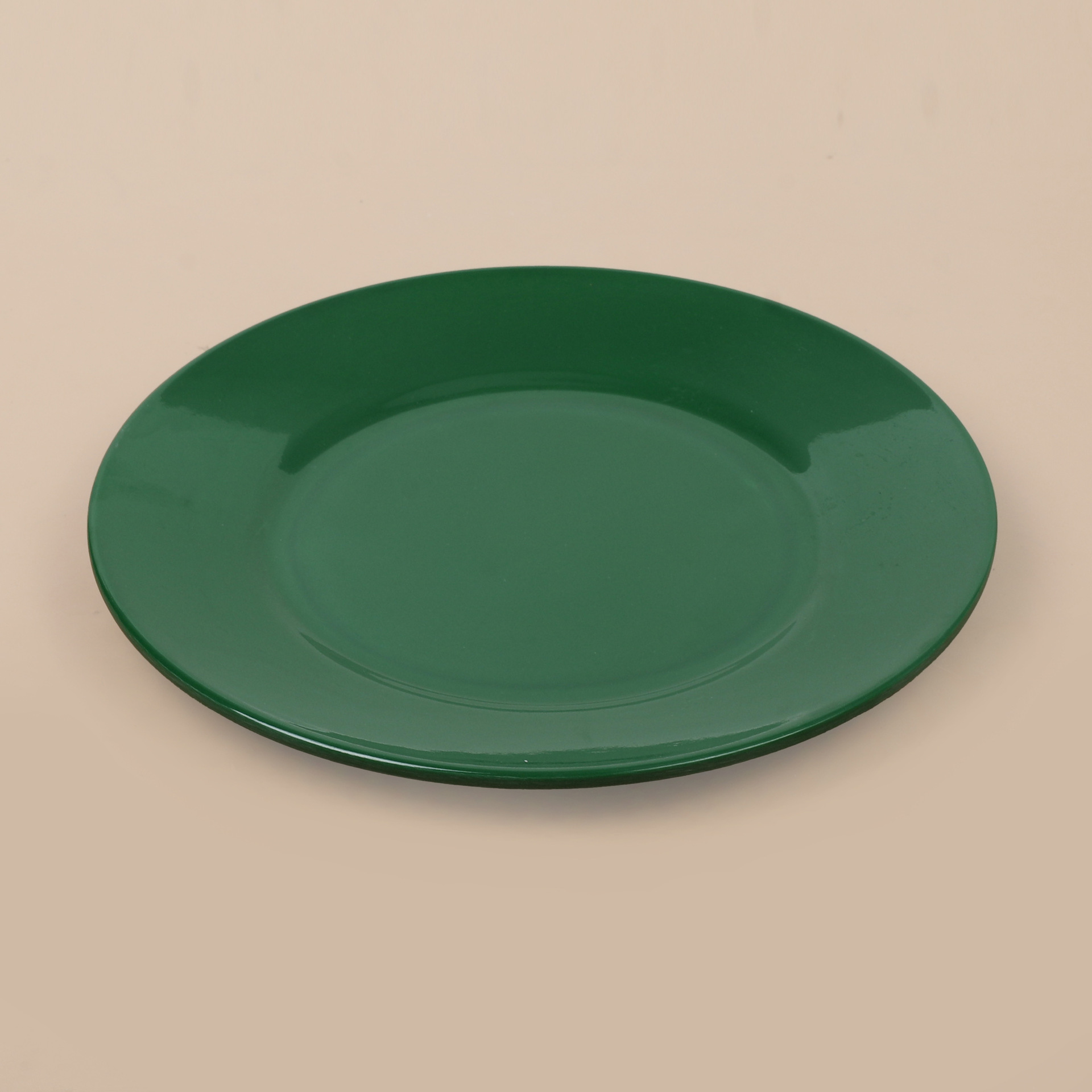 High-end emerald green ice-crack glazed plate, bowl and dish set, creative melamine imitation porcelain tableware, hotel and restaurant plates, bowls and dishes Specification drawing