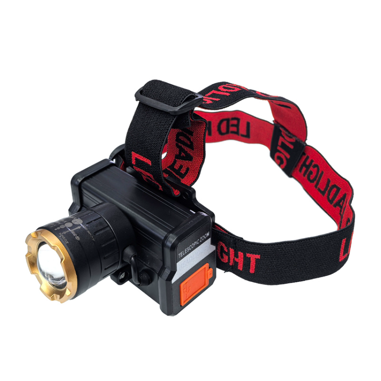 JS-931 plastic rechargeable telescopic focusing headlamp, cycling headlamp, outdoor camping lamp, miner's lamp, camping lamp, fishing lamp
