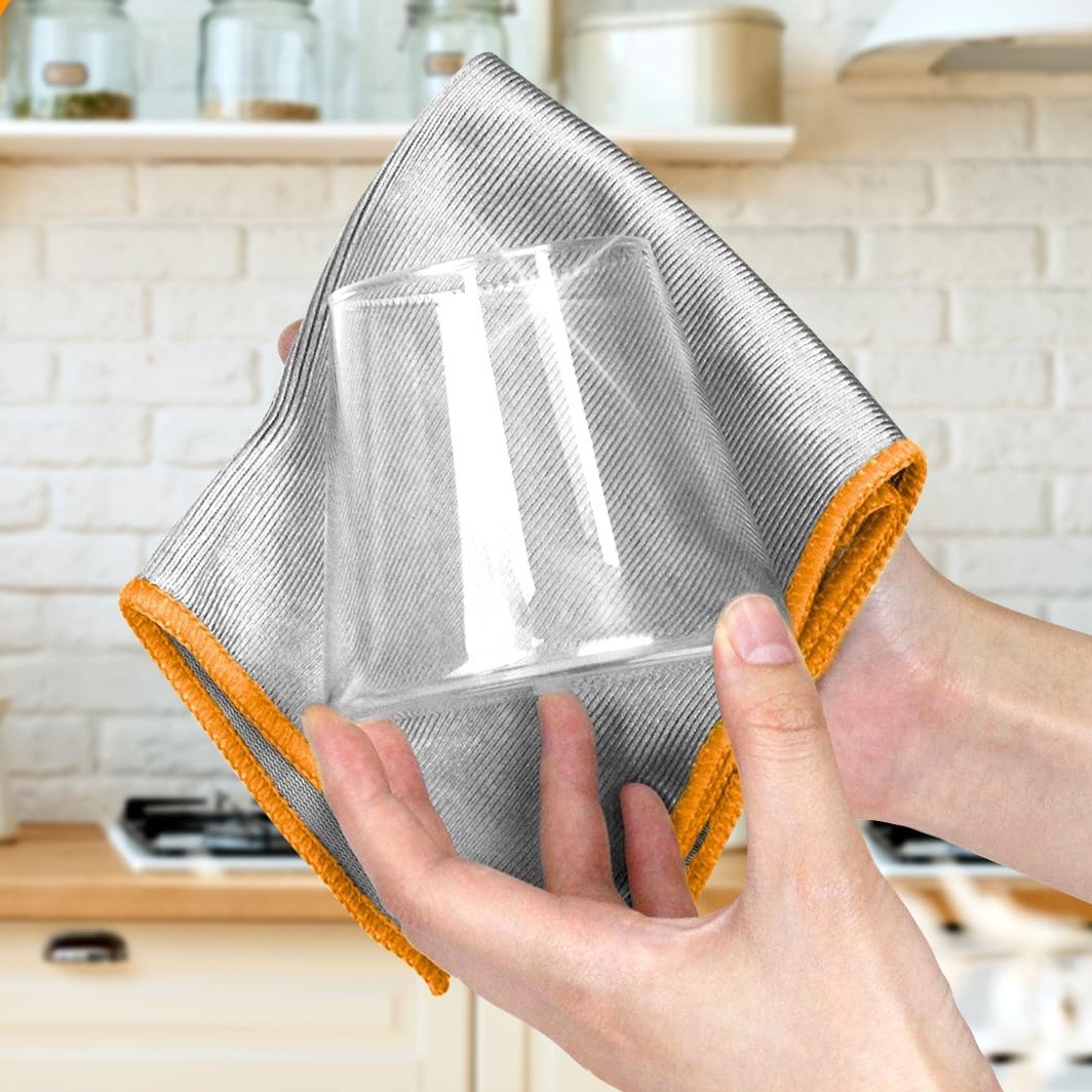 Wholesale of ultra-fine fiber glass cleaning cloths, mirror glasses cloths, water-wiping cloths, and dishwashing cloths in stock from the manufacturer details Picture