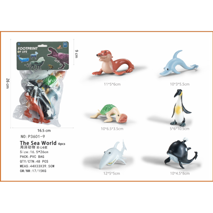 Transfronterizo venta caliente dinosaurios animales marinos animales de granja animales salvajes juegos para niños juguetes seguridad y medio ambiente al por mayor Item Picture