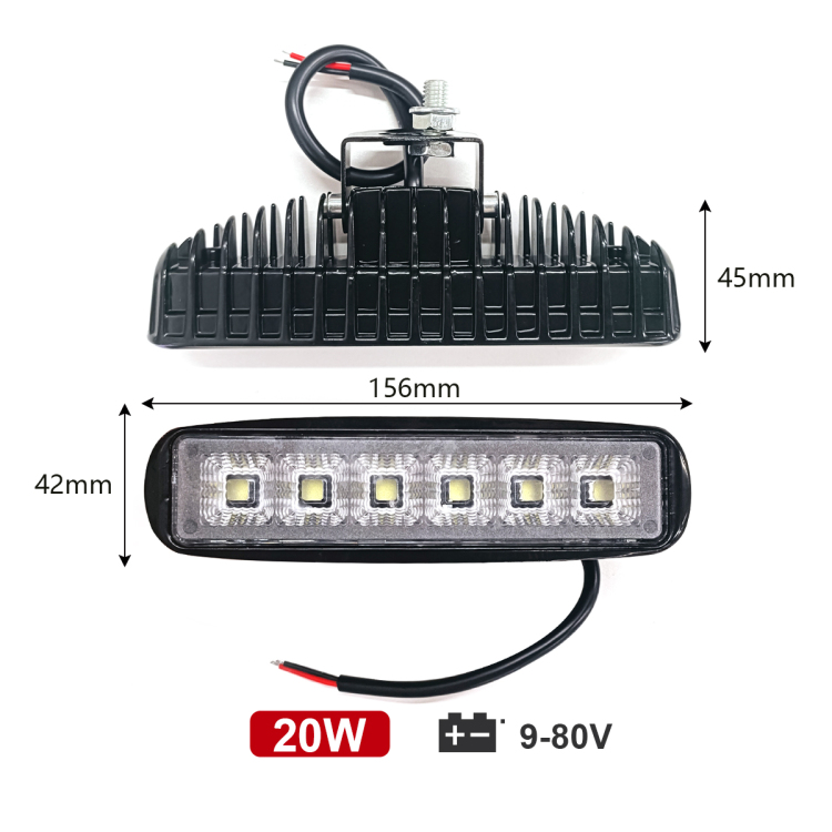 New 9-80V high-power LED work light, off-road car light, maintenance light, construction machinery excavator wide-field light Application Scenario