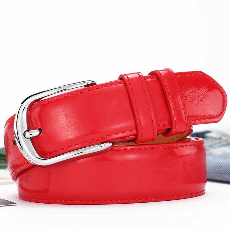 Factory direct sales of pin-buckle belts for women, simple and versatile Korean style decorative belts for women, wholesale Korean student belts mixed batch Item Picture