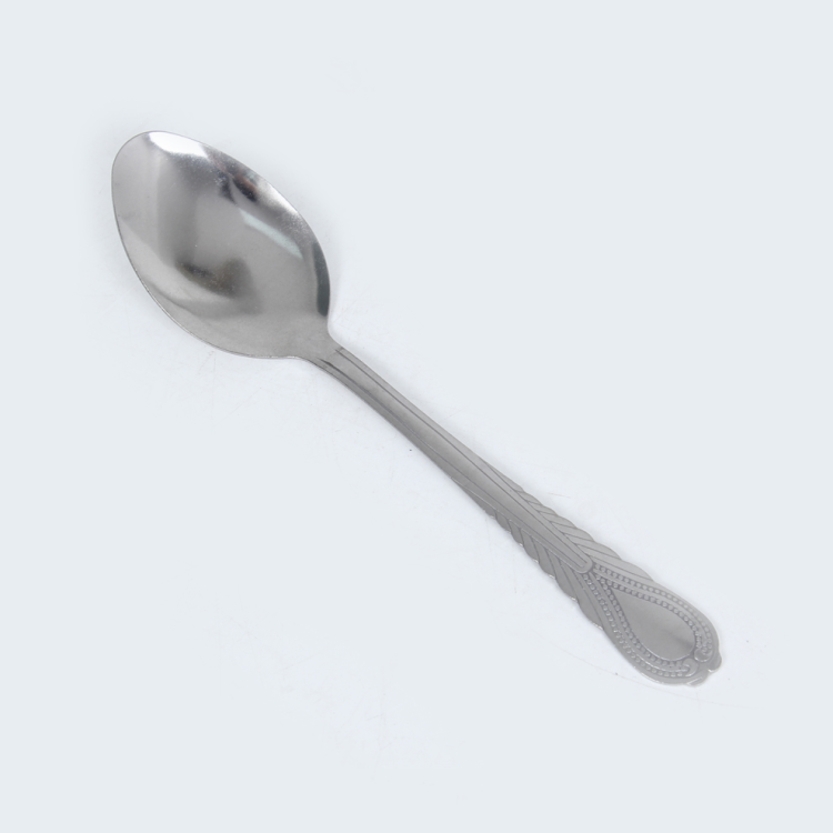 刀叉勺不锈钢 创意孔雀珠点袋装金属勺子 西厨厨具厨房工具套装白底实物图