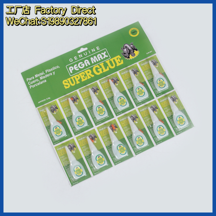 502 SUPER GLUE transparent glue, instant glue, three-second glue, card suction mounting, customizable Item Picture
