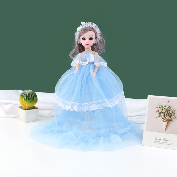Factory direct sales of 55-cm large musical chiffon dress dolls, cute princesses, Barbie dolls, girls' birthday children's toys wholesale Item Picture
