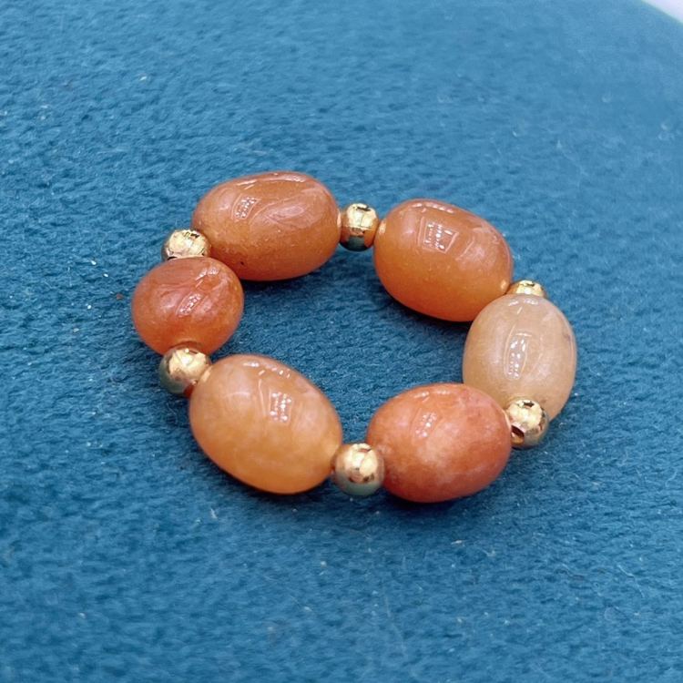 Yunyi Shijia Natural Crystal Ring, acupoint massage Red Agate jewelry, original design sharing, Factory direct sales, in stock Application Scenario