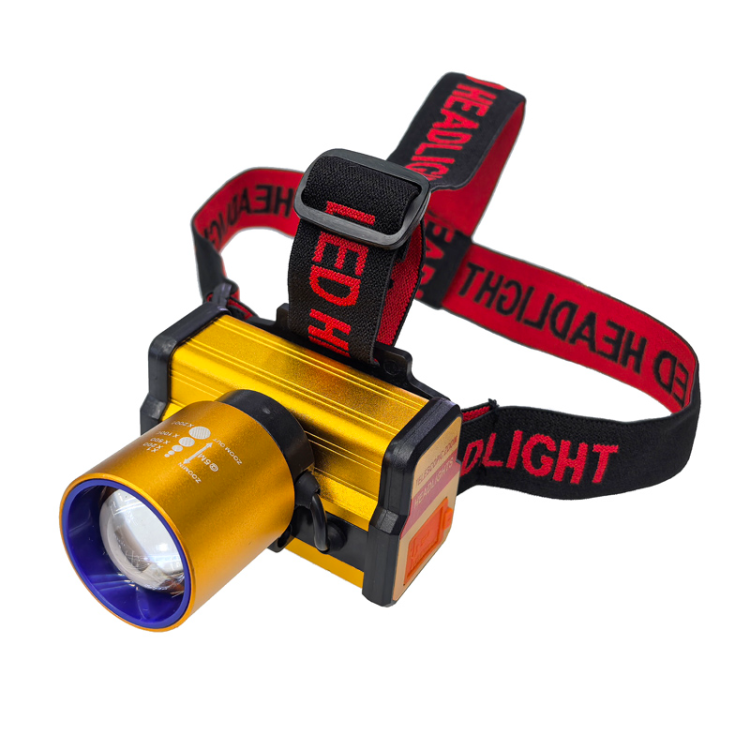 JS-935充电伸缩调焦白激光头灯骑行头灯户外野营灯维修头灯露营灯