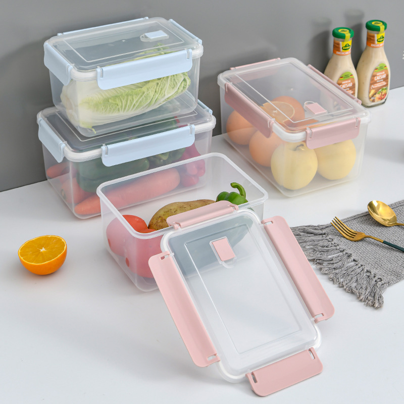 冰箱塑料保鲜盒微波炉加热饭盒食品级收纳盒蔬菜水果食物冷藏冷冻