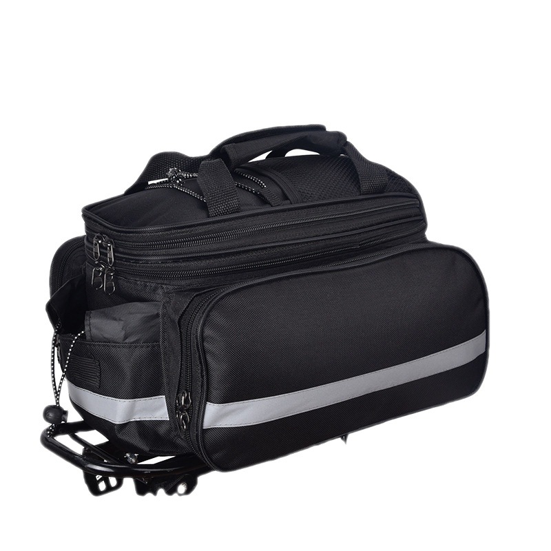 Bicycle pack, mountain bike, rear rack pack, large-capacity waterproof rear seat, tail camel pack, long-distance Sichuan-Xizang cycling equipment Application Scenario