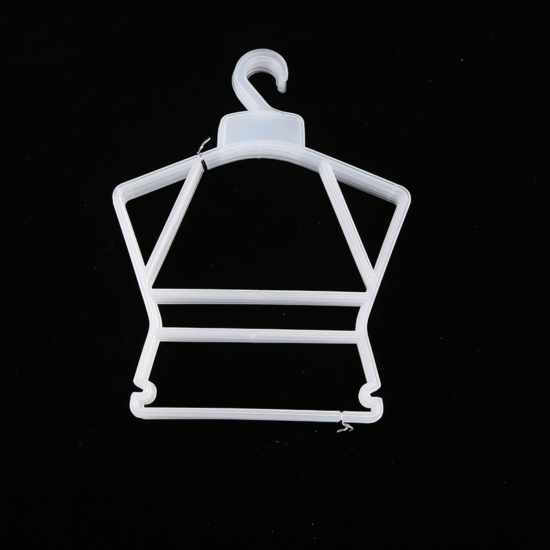 儿童连体塑料衣架服装店专用新生儿衣挂宝宝婴儿套装衣架厂家直销