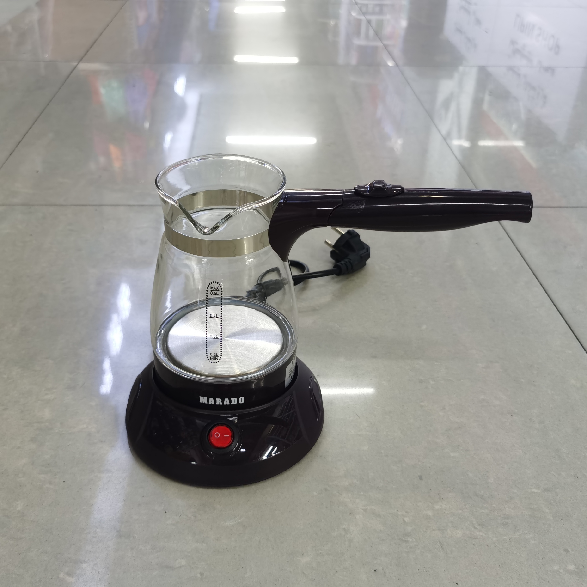 High borosilicate glass earthen ear coffee pot, detachable f