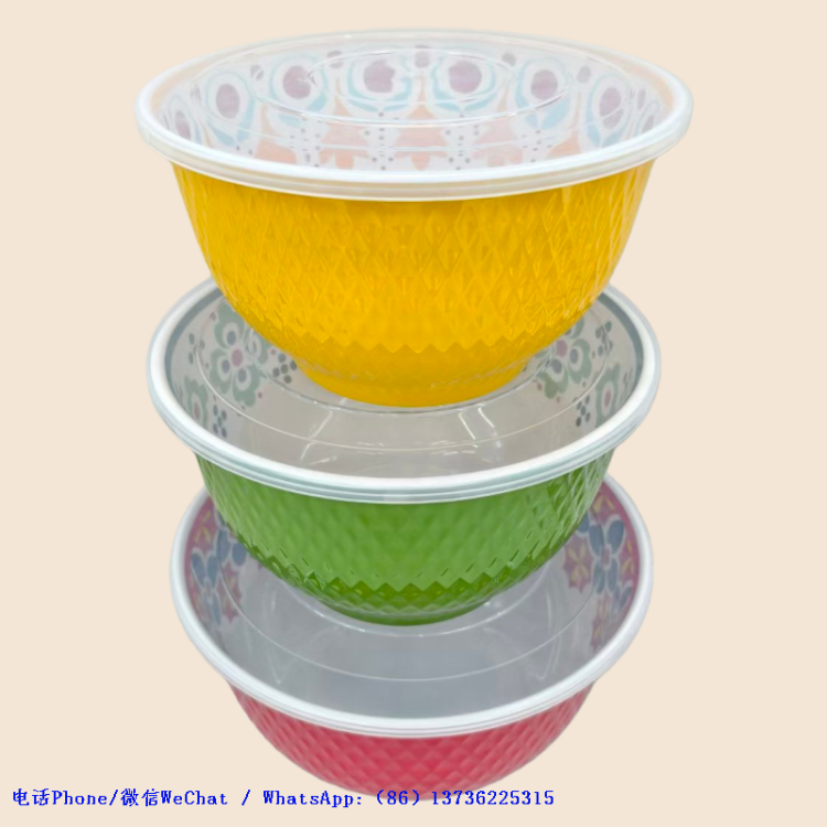 Food-grade melamine tableware from the manufacturer, Amazon inventory clearance, anti-drop bowl and plate set wholesale, LOGO production clearance full figure