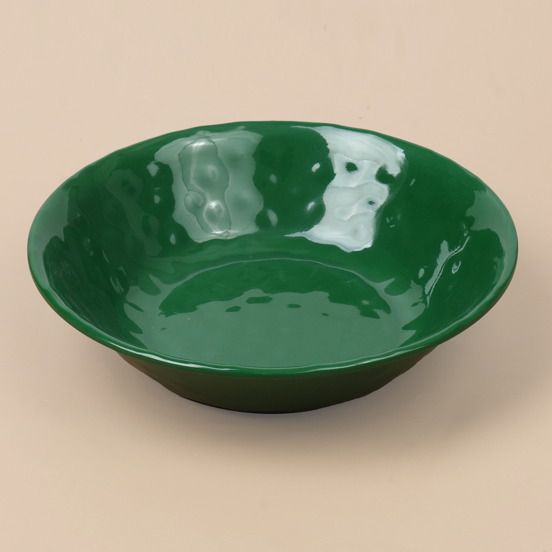Green ceramic tableware bowls and plates set, Jingdezhen ceramic bowls, Japanese hand-painted bowls and plates, bone China tableware set details Picture