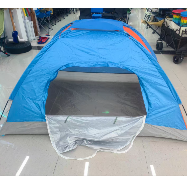 Wholesale single-layer manual tents, outdoor travel, mountain climbing, single-person camping, picnic tents, waterproof and UV-resistant tents