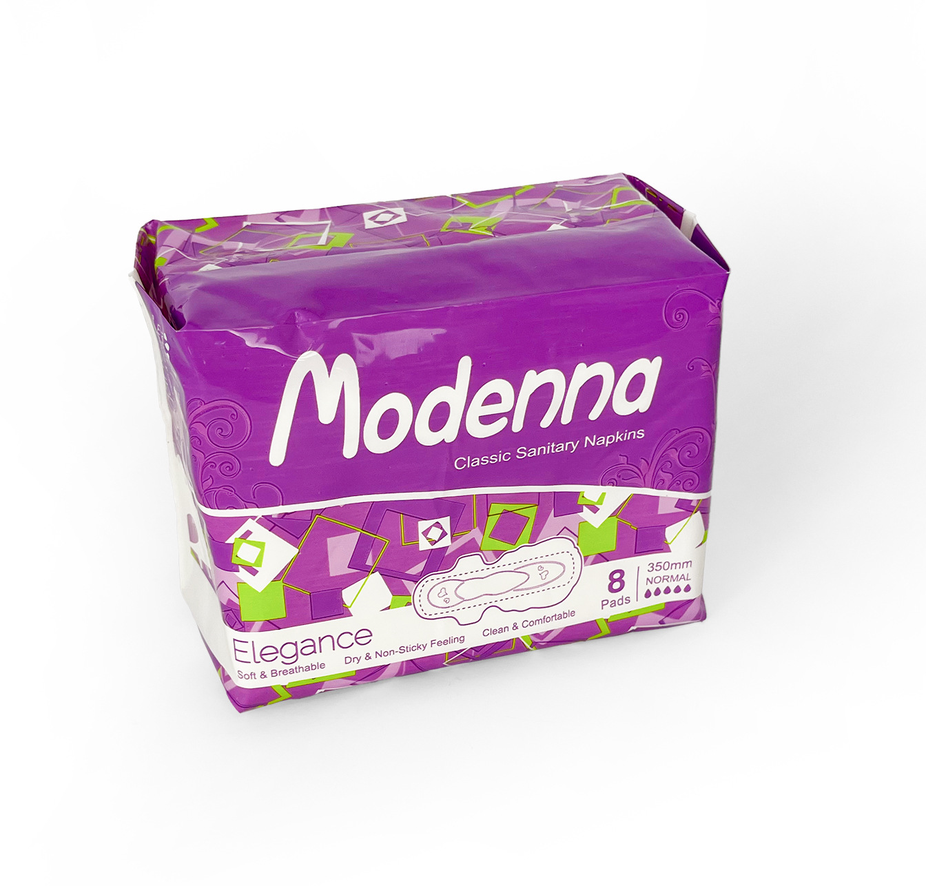 外贸热销款加长夜用棉面卫生巾night use women sanitary napkin