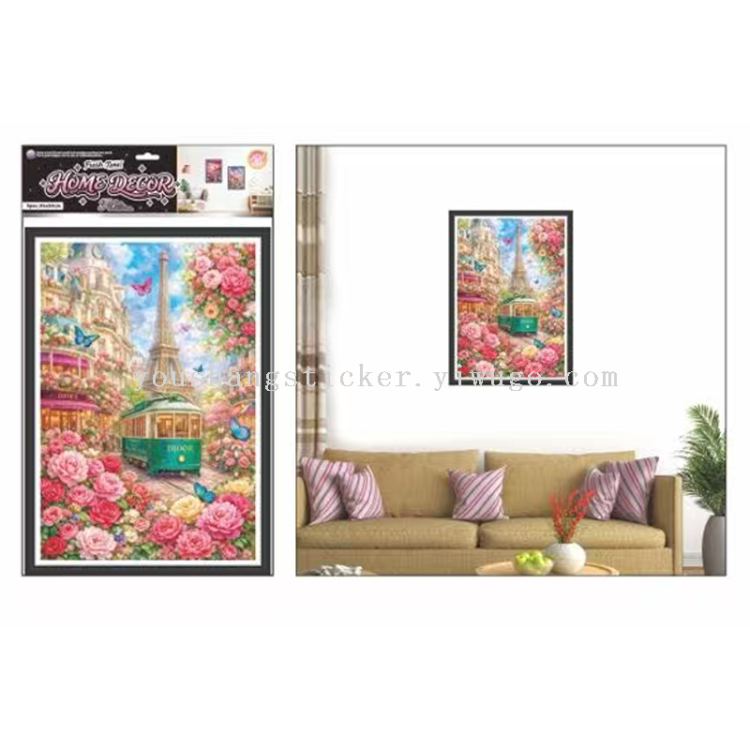 ويلصق الجدار المناظر الطبيعي الجميل ملصقات ذاتية الإلتصاق بالمناظر الطبيعية الأوروبية Item Picture
