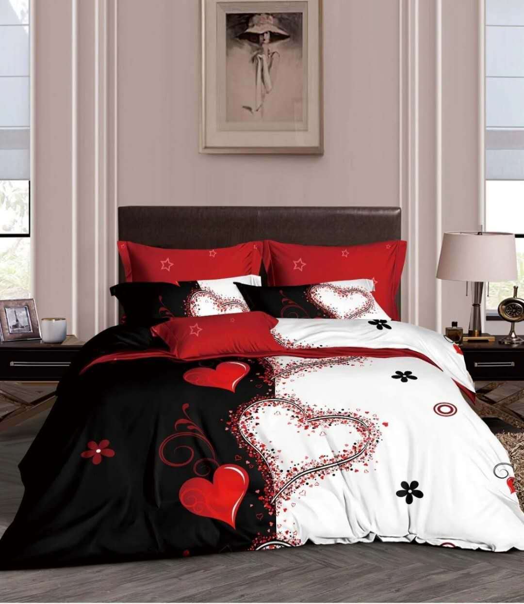 Manufacturer's large-scale printing three-piece set for foreign trade, Amazon AliExpress cross-border home textile quilt cover, bed sheet pillowcase four-piece set Application Scenario