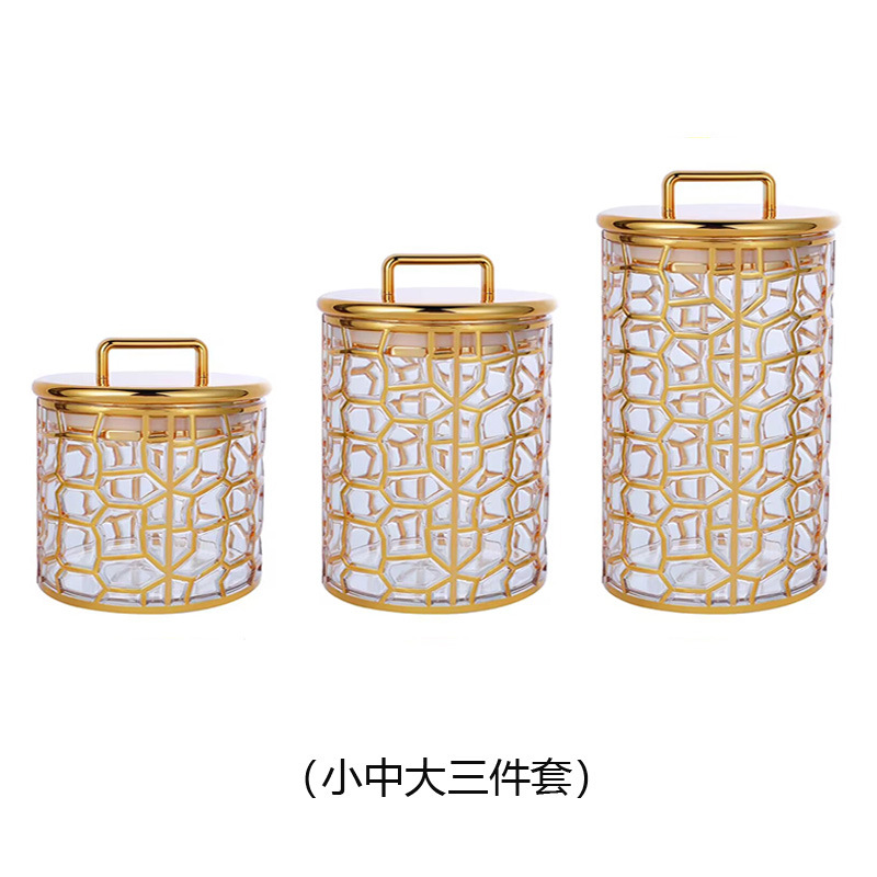 食品级密封罐/食品级密封罐易扣/蜂蜜瓶子/玻璃保鲜盒/密封罐细节图