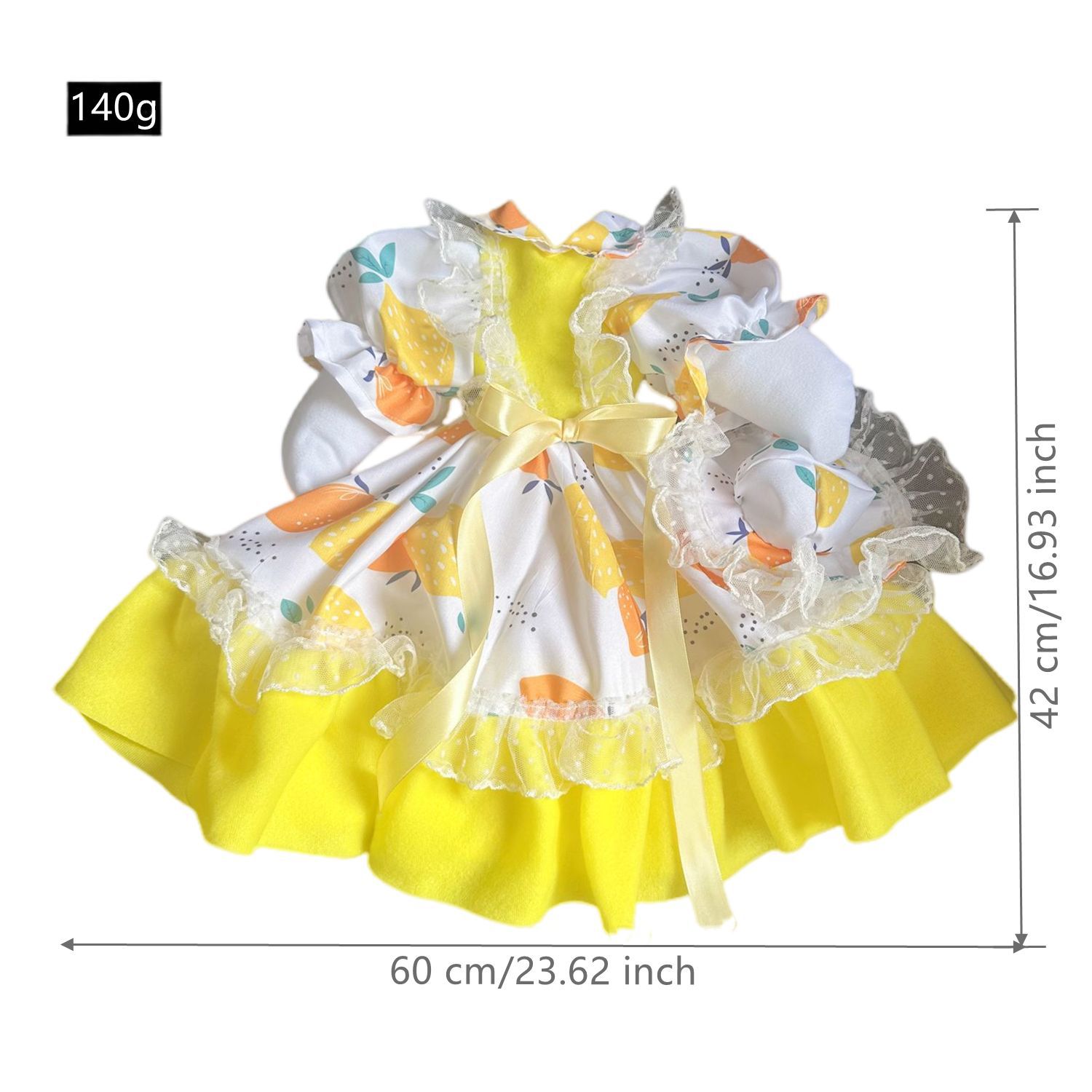 New 2026 Porch Goose Big White Goose Little Yellow Flower Dress Set New Big White Goose Lolita Clothing 140g Application Scenario