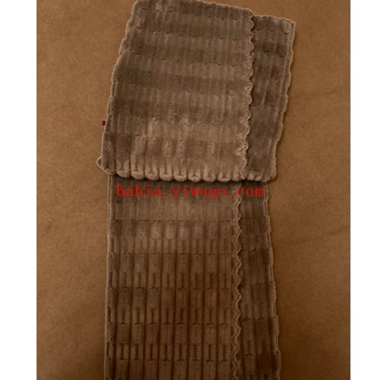 Kitchen stain removal and cleaning cloth, embroidered watermelon style thickened coral fleece cloth, household absorbent dishcloth