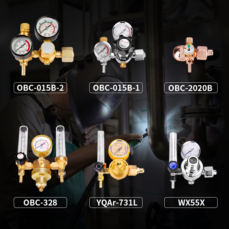 Andeli gas-saving pressure reducing valve energy-saving stainless steel welding machine gas meter anti-drop and anti-first flush Specification image