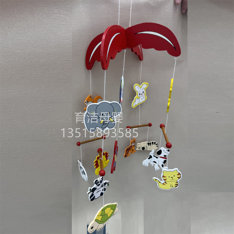 水果动物挂饰DIY风铃儿童服饰制作儿童玩具立体幼儿园春天星球