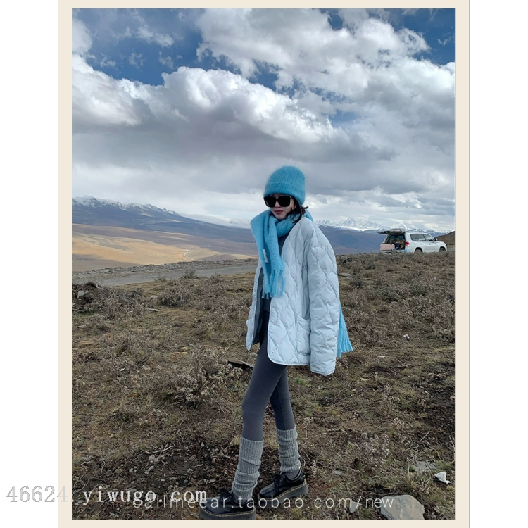 Cross-border scarf wholesale e-commerce live streaming supply chain, wool cos wool in single color