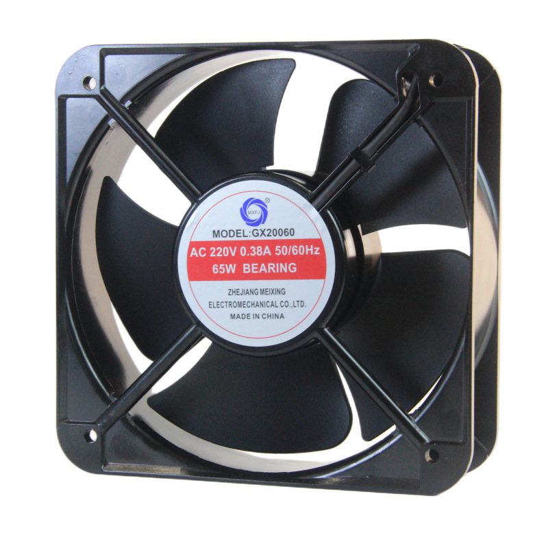 GX20060 AC 220V industrial axial flow fan with double ball bearings for high air volume heat dissipation and cooling Application Scenario
