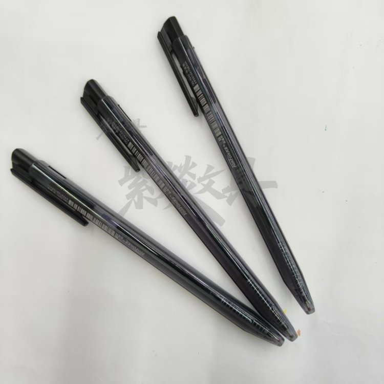 Black transparent pen body ballpoint pen, oil-based gel pen, 0.7mm ballpoint pen core, empty tube ballpoint pen Application Scenario