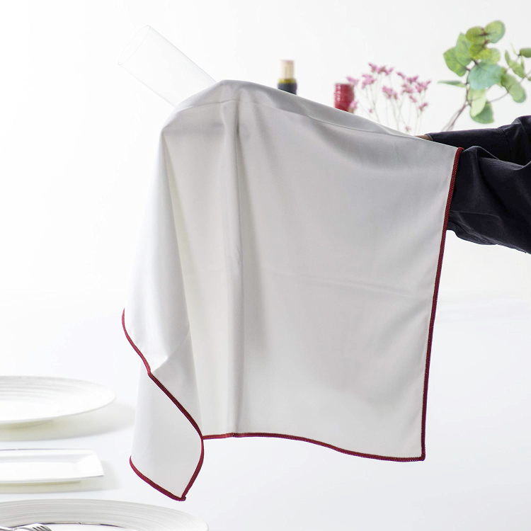 Special cloth for cleaning wine glasses, glass cup wiping cloth, lint-free glass cup beating cloth, rim cloth, professional cleaning cloth for wine glasses Specification image