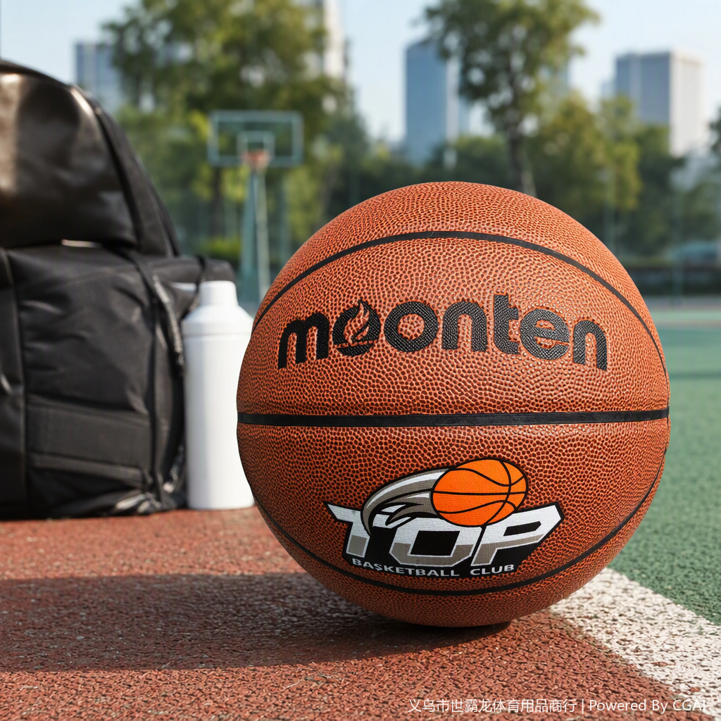 Wear-resistant and anti-slip brown basketball professional competition training sports equipment, basketball sports gear