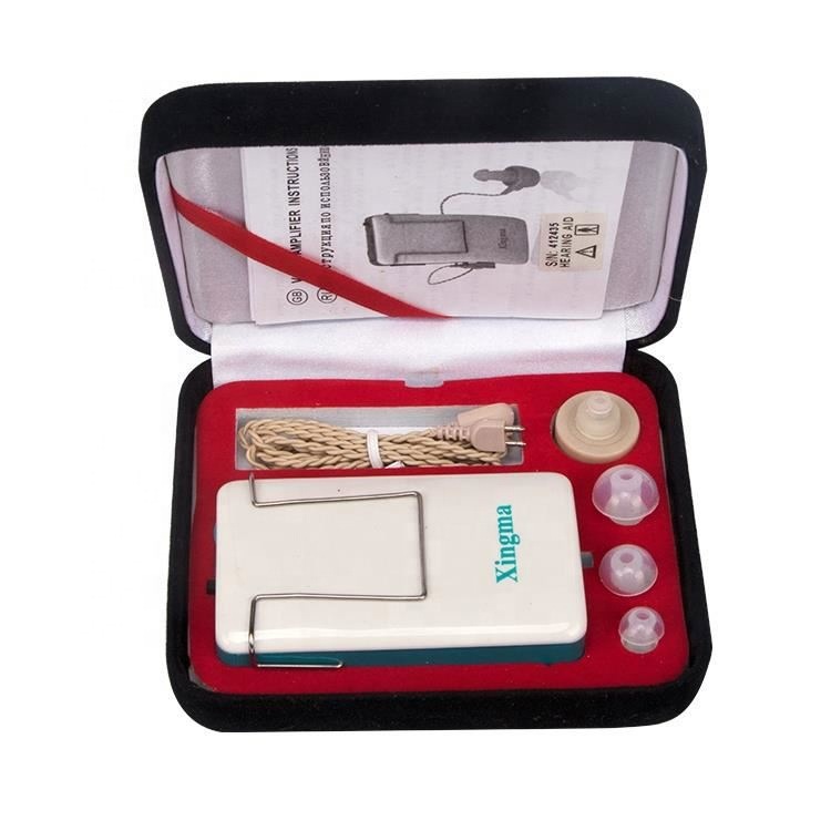 外贸助听器盒式声音放大器充电式随身方便携带小型辅听器