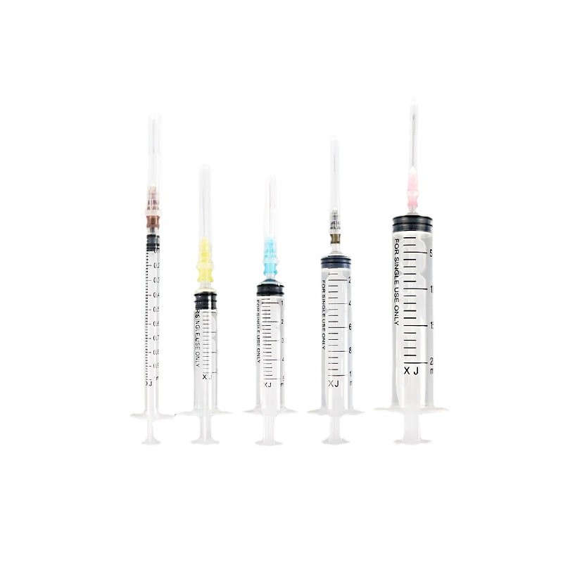 Medical disposable sterile rinsing device syringe 1/2/5ml for dissolving, preparing, feeding, filling, ink rinsing Specification image