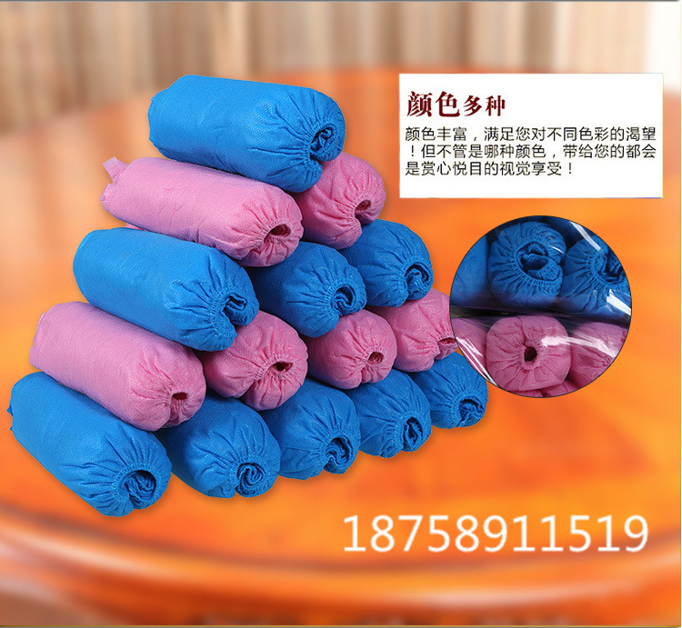 Disposable shoe covers, thickened non-woven fabric, 40g, household shoe covers, anti-slip shoe covers, wear-resistant, disposable Application Scenario