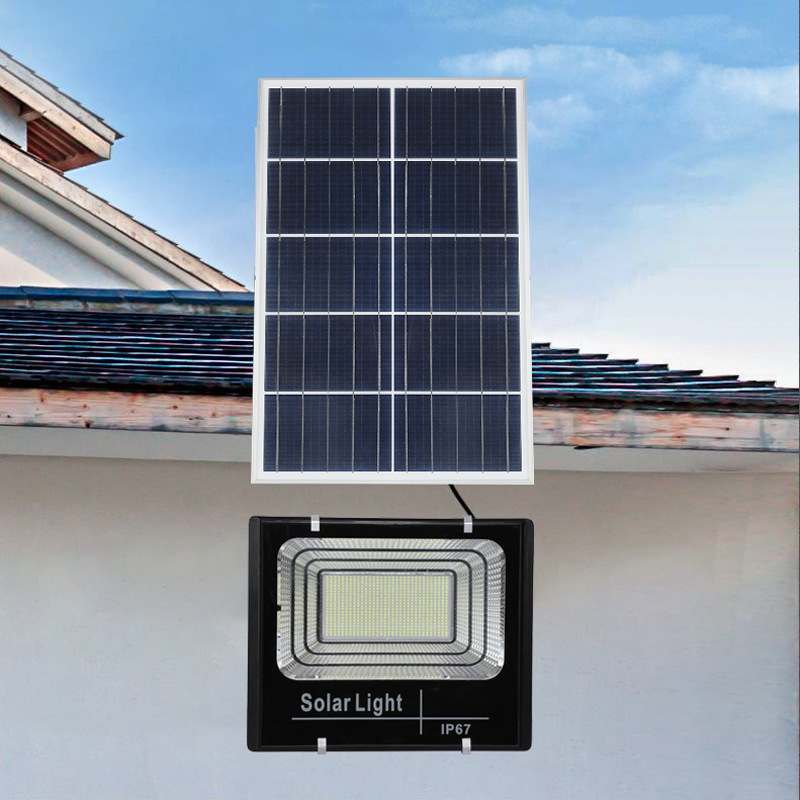 AIBUCUO Jubo solar floodlights, LED outdoor lighting, waterproof floodlights, solar wall lamps, street lamps Application Scenario