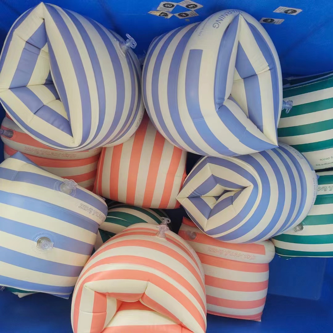 Children's retro swimming ring, arm ring, water sleeve, adult arm ring, swimming arm float ring, double air bag, thickened arm ring Item Picture