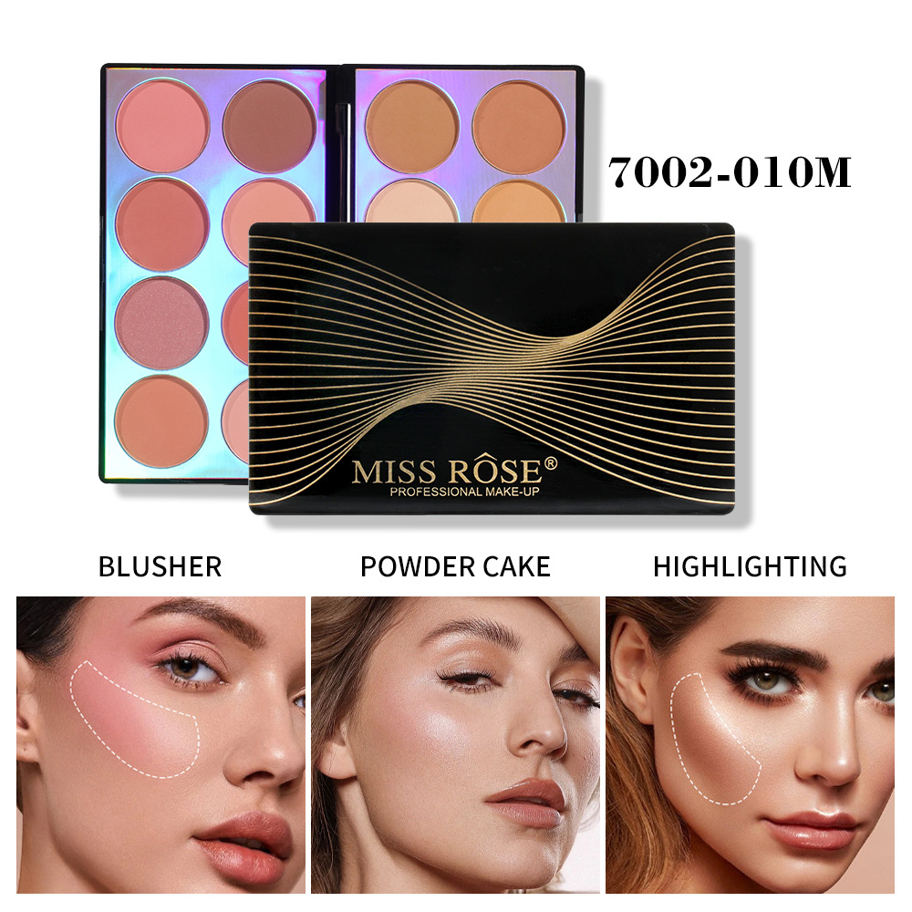 Matte blush, contouring powder, color-changing powder, light skin tone, makeup, facial brightening, highlighter, pearlescent, soft tone