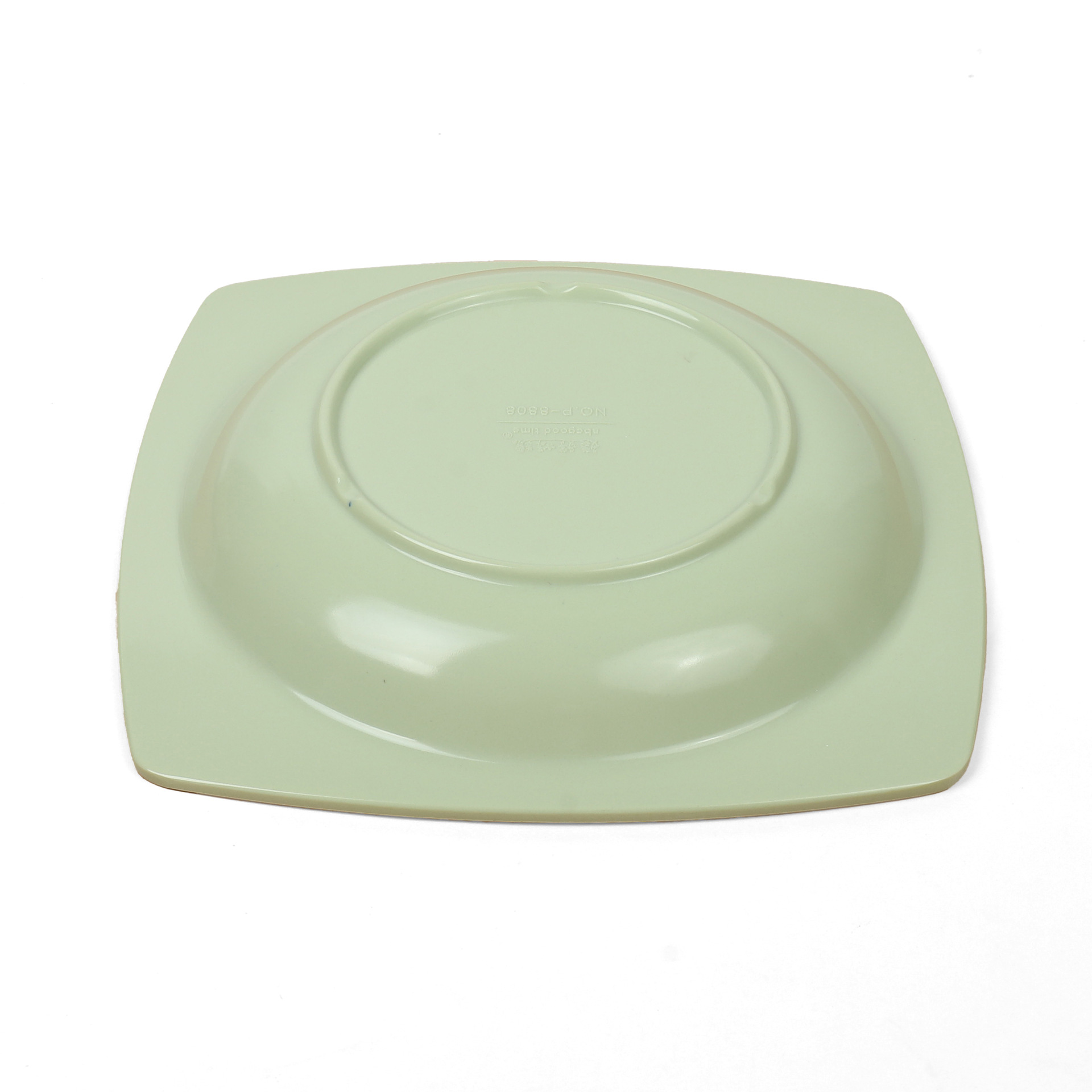 Light green Japanese-style hand-painted bowls, plates, tableware and cutlery, cute kitchen utensils Application Scenario