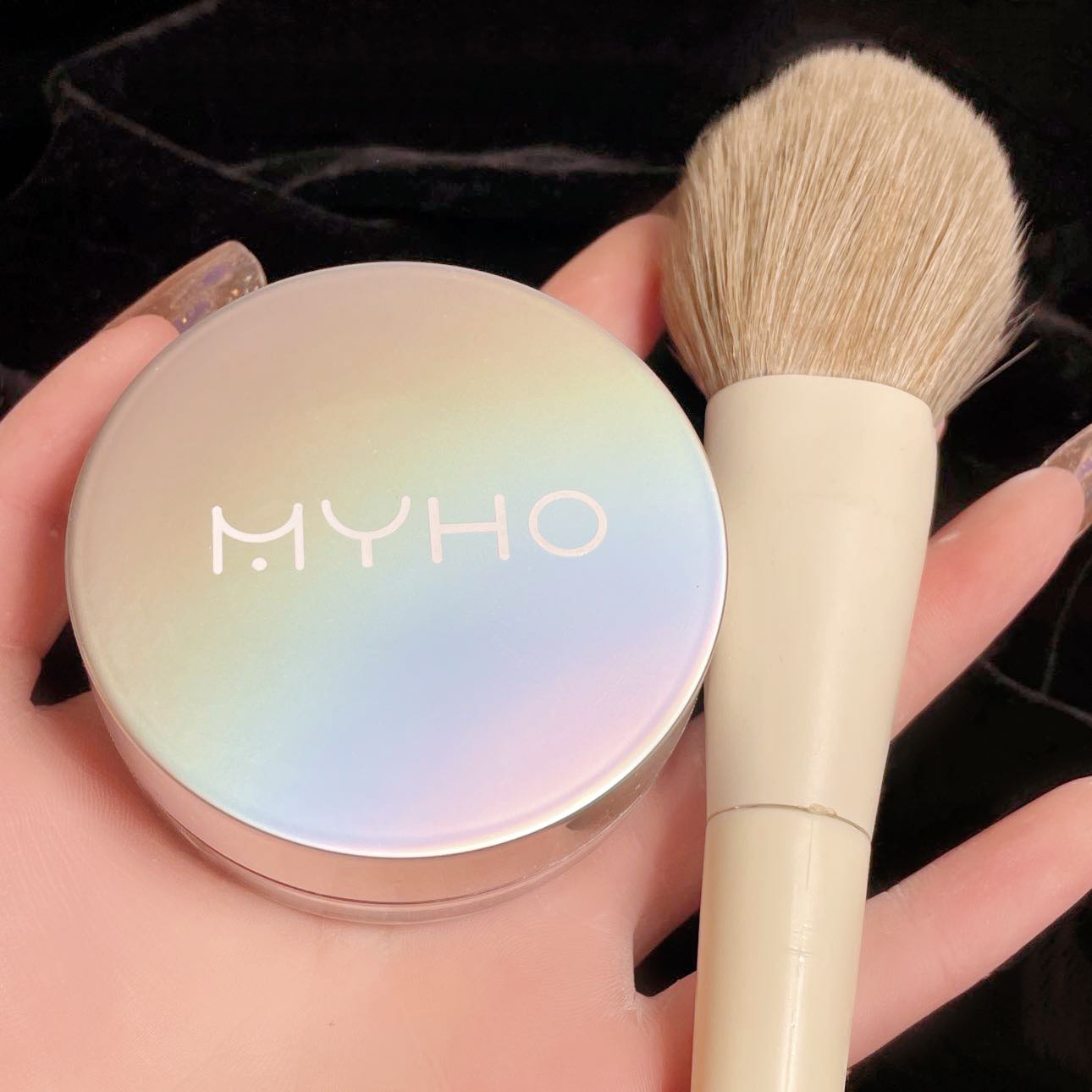 Customized logo mini private brand mineral makeup setting powder palette long-lasting matte flour waterproof Application Scenario
