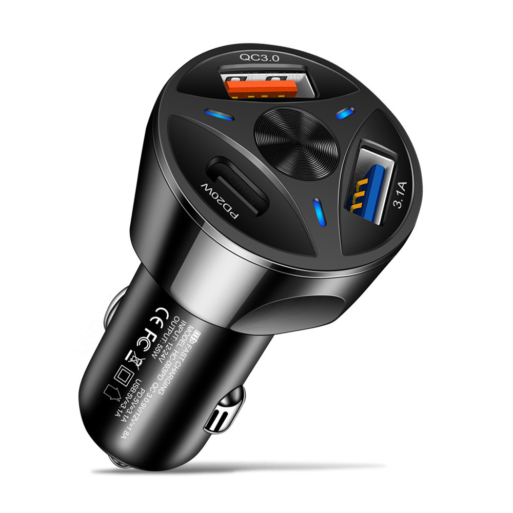 محمولة رباعية محمولة على أربع شاحنات مقطورة (QC3.0PD20W 4 مقابس ذاتية الدفع رباعية Specification image