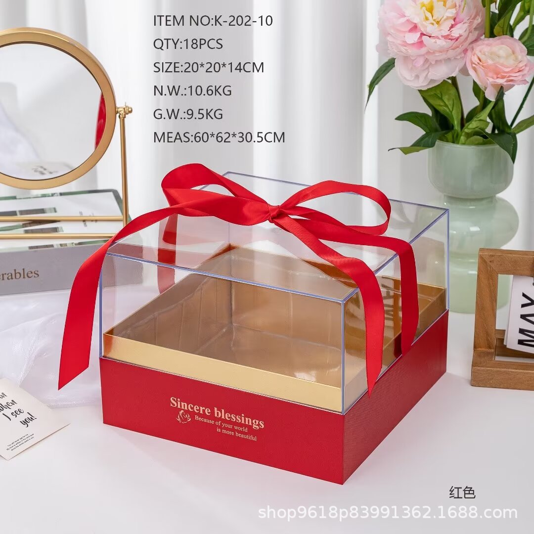 亚克力透明情人节礼玫瑰花礼盒创意盒子收纳手表精美礼品表盒