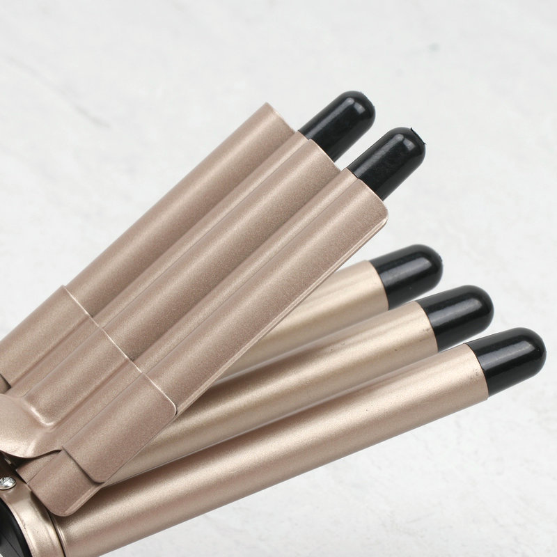 跨境新品五管家用懒人卷发器 韩式蛋蛋卷发棒波浪纹烫发器美发器产品图