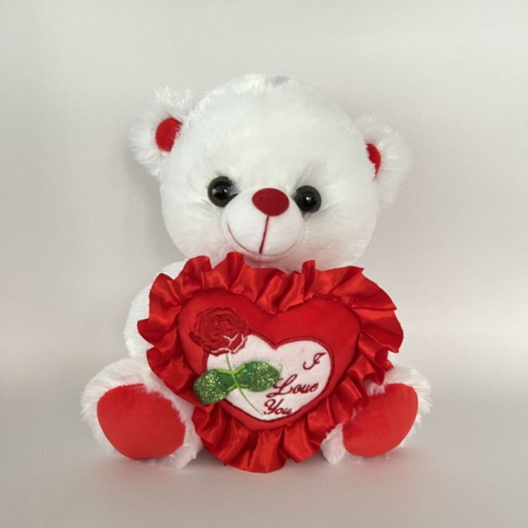 Valentine's Day: Glowing teddy bear, heart-hugging bear with lights and music, plush toy doll, Teddy bear, cross-border bestseller, direct supply from manufacturer