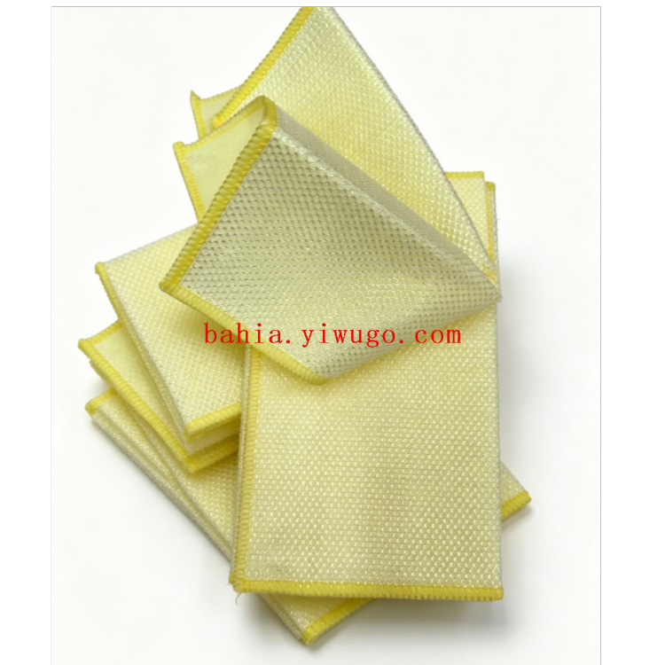 Non-stick, easy-to-clean thickened coral fleece scouring pad, multi-functional cleaning towel for kitchen and bathroom Non-stick, easy-to-clean thickened coral fleece scouring pad, multi-functional cleaning towel for kitchen and bathroom