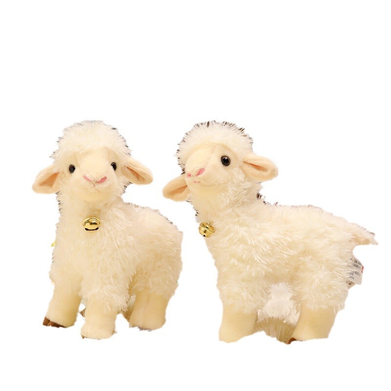 Cross-border foreign trade Nordic cute bell little sheep figurines, children's dolls, plush toys Application Scenario
