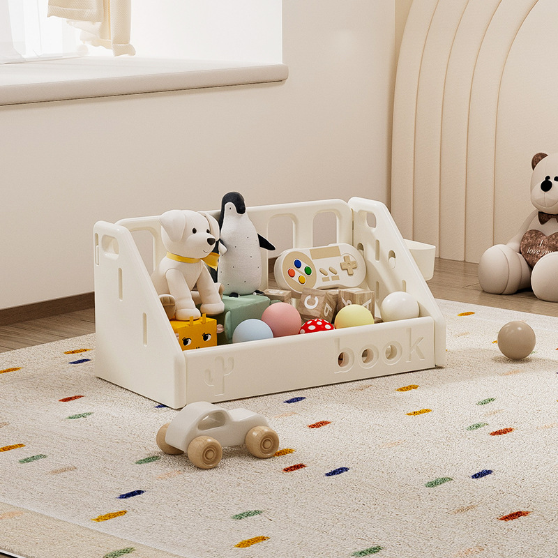 塑料宝宝书架儿童书桌收纳家用置物架小型整理架文件架办公室整理家用收纳置物架发箍置物架